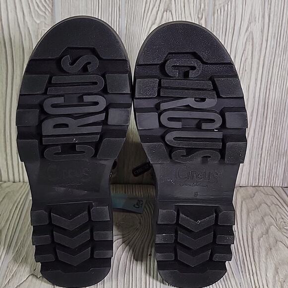 Circus by Sam Edelman Indy Combat Boot Snake Print Womens Size 5 NEW - Picture 8 of 13